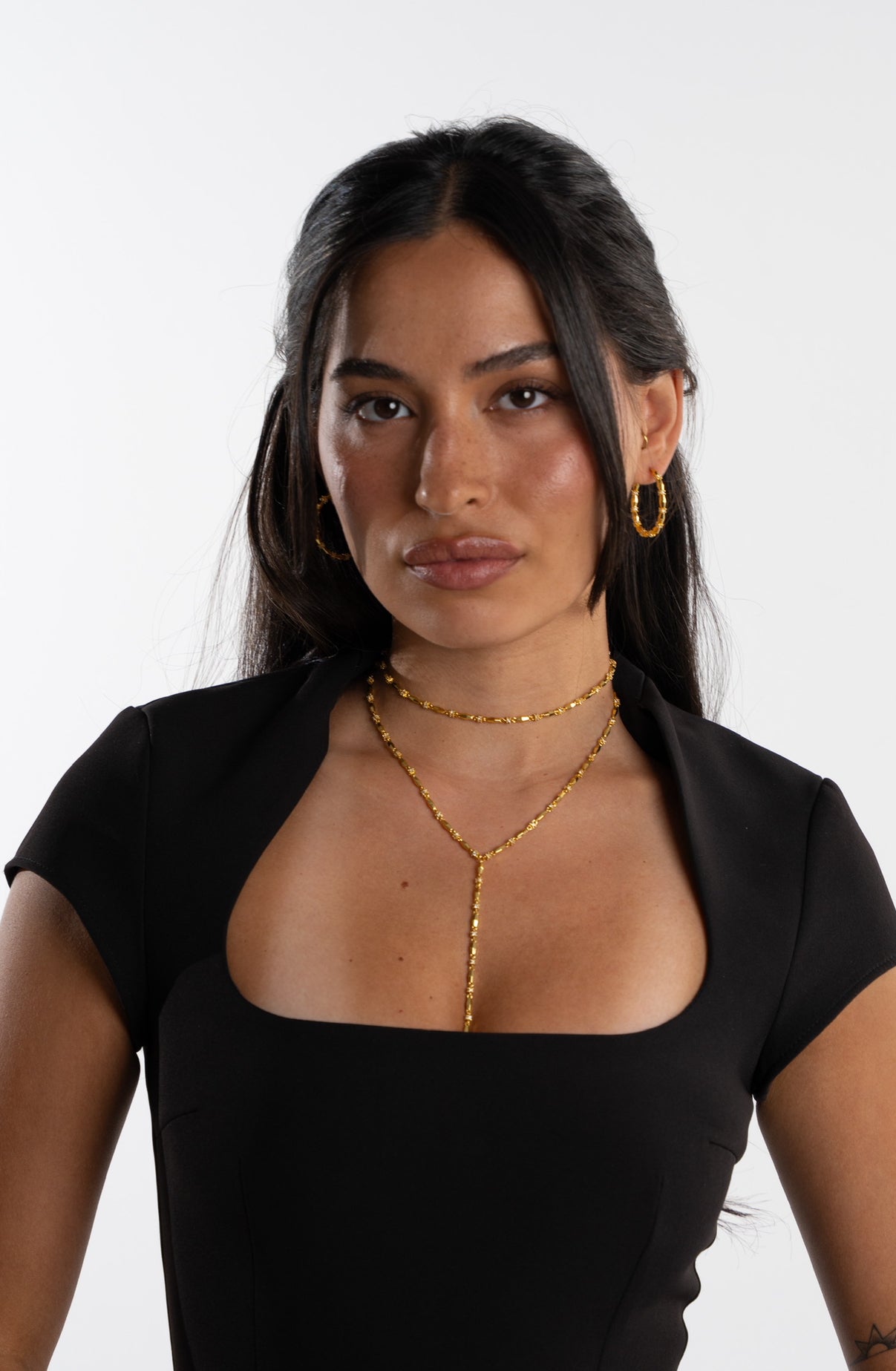 Sunset sand hoops Gold
