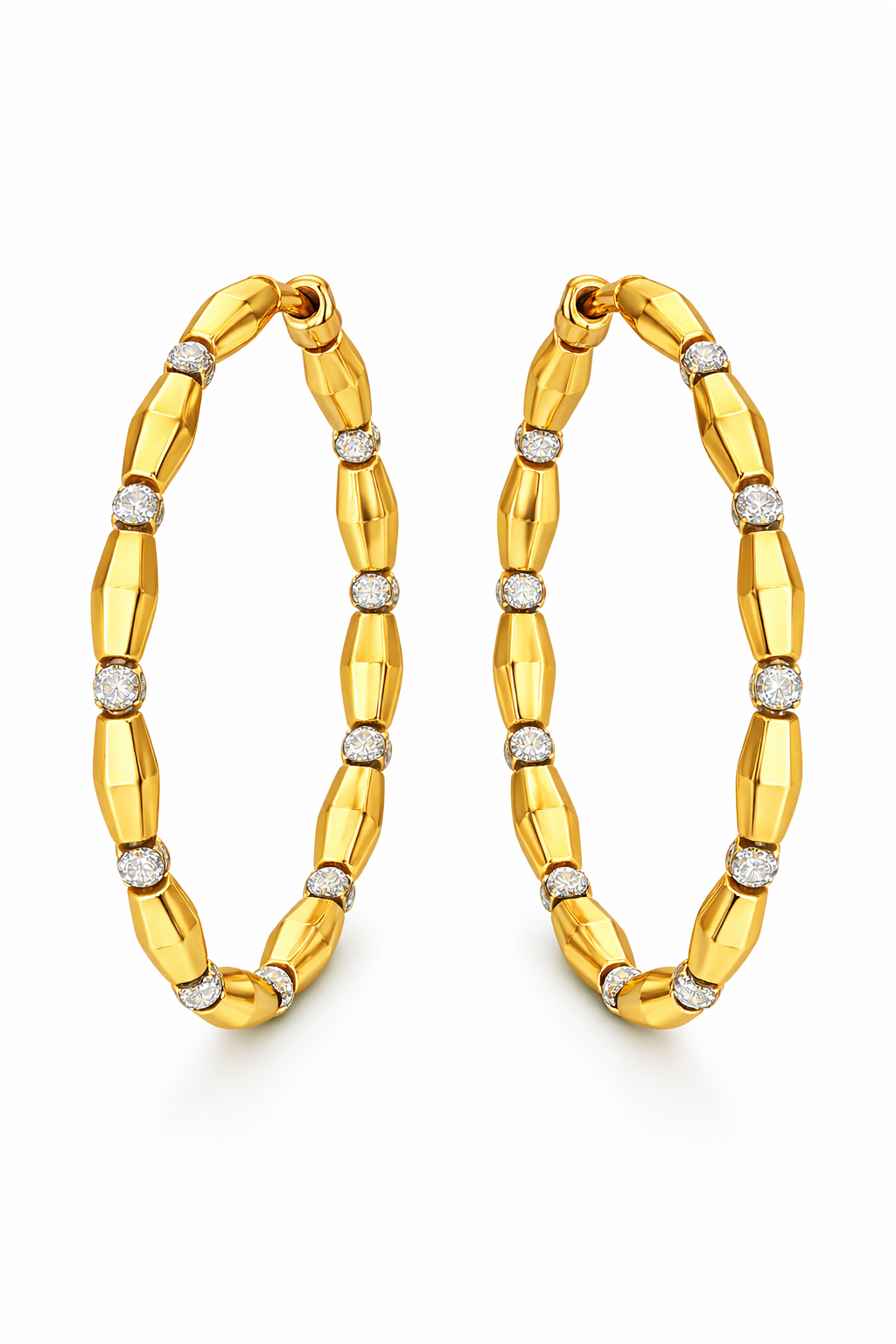 Sunset sand hoops Gold