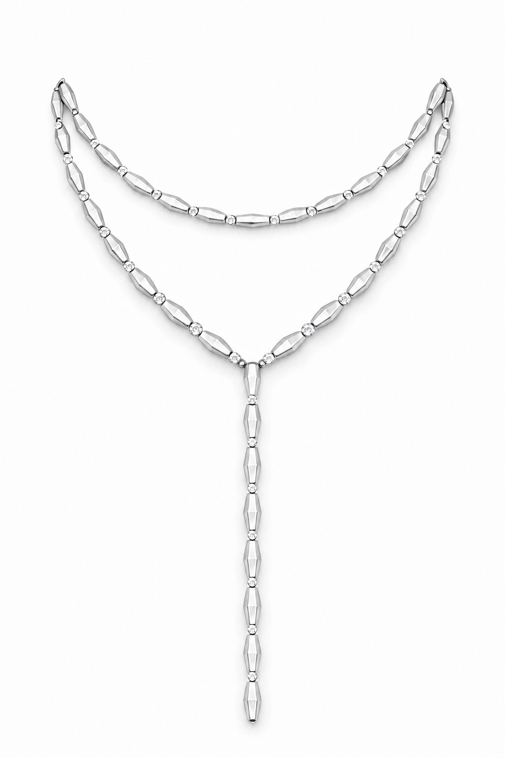 Sunset sand Silver - Necklace