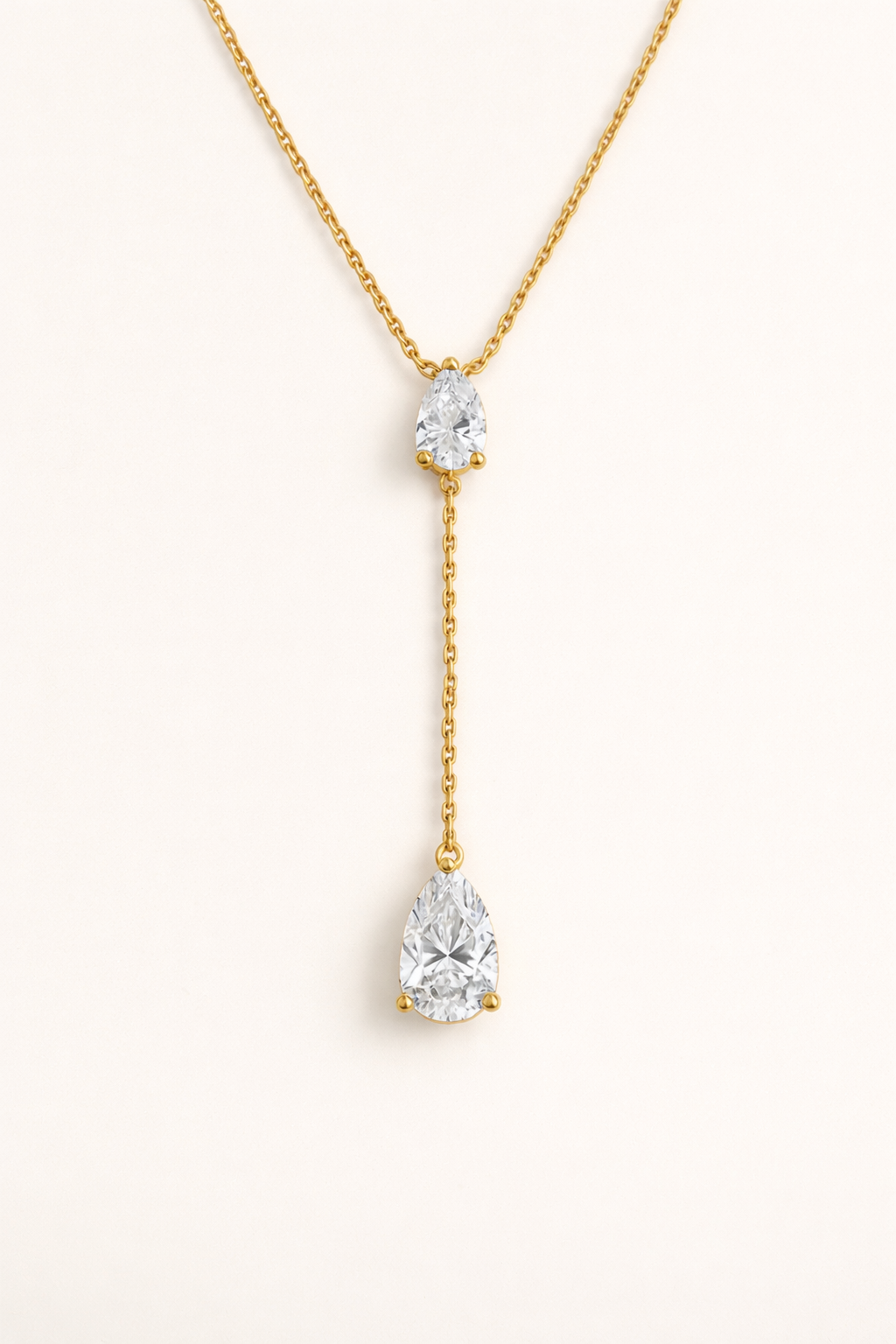 Nyla Teardrop Necklace – Gold