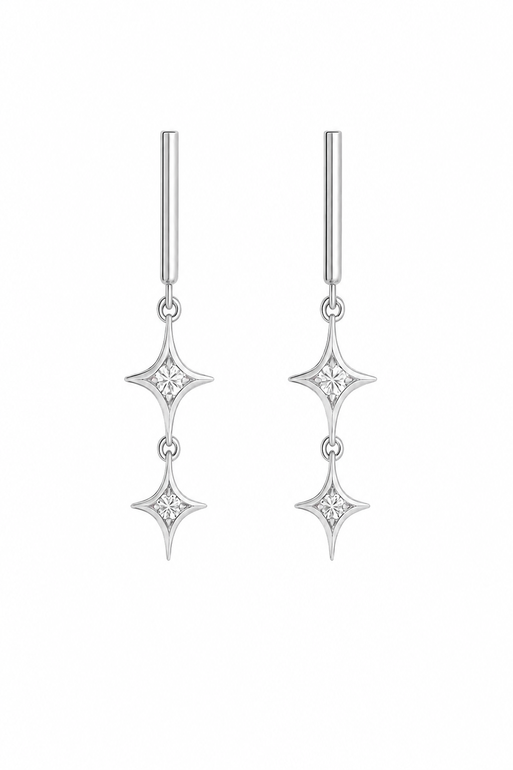 PIXIE SILVER EARRINGS / WAVE II