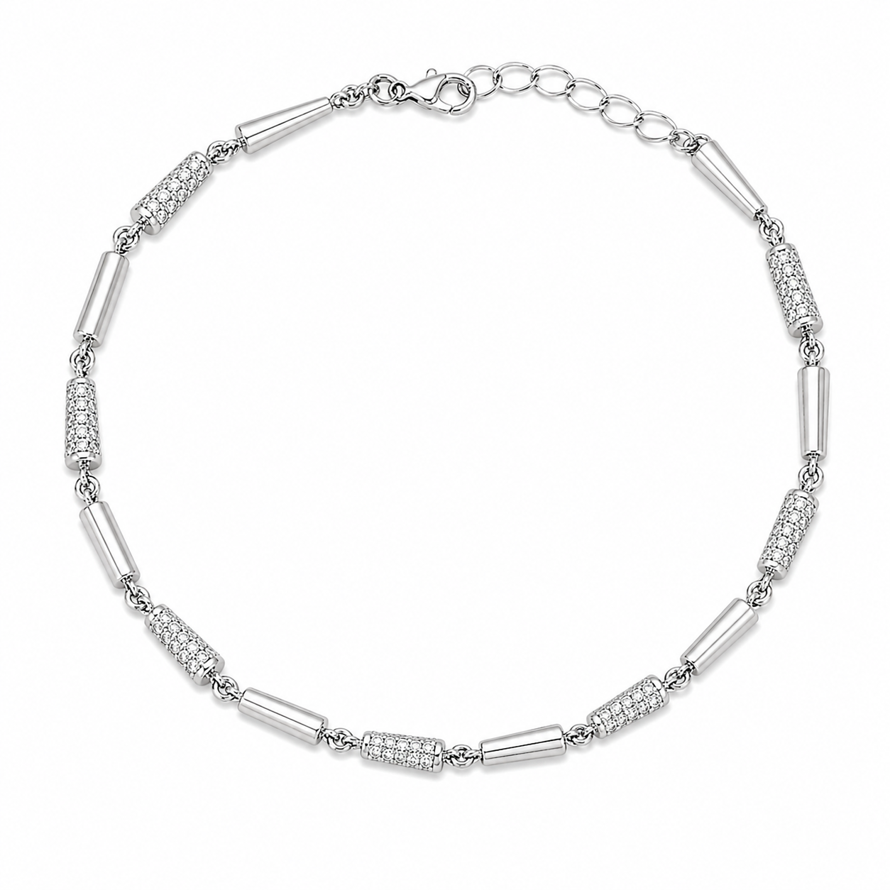 AMALFI SILVER ANKLET
