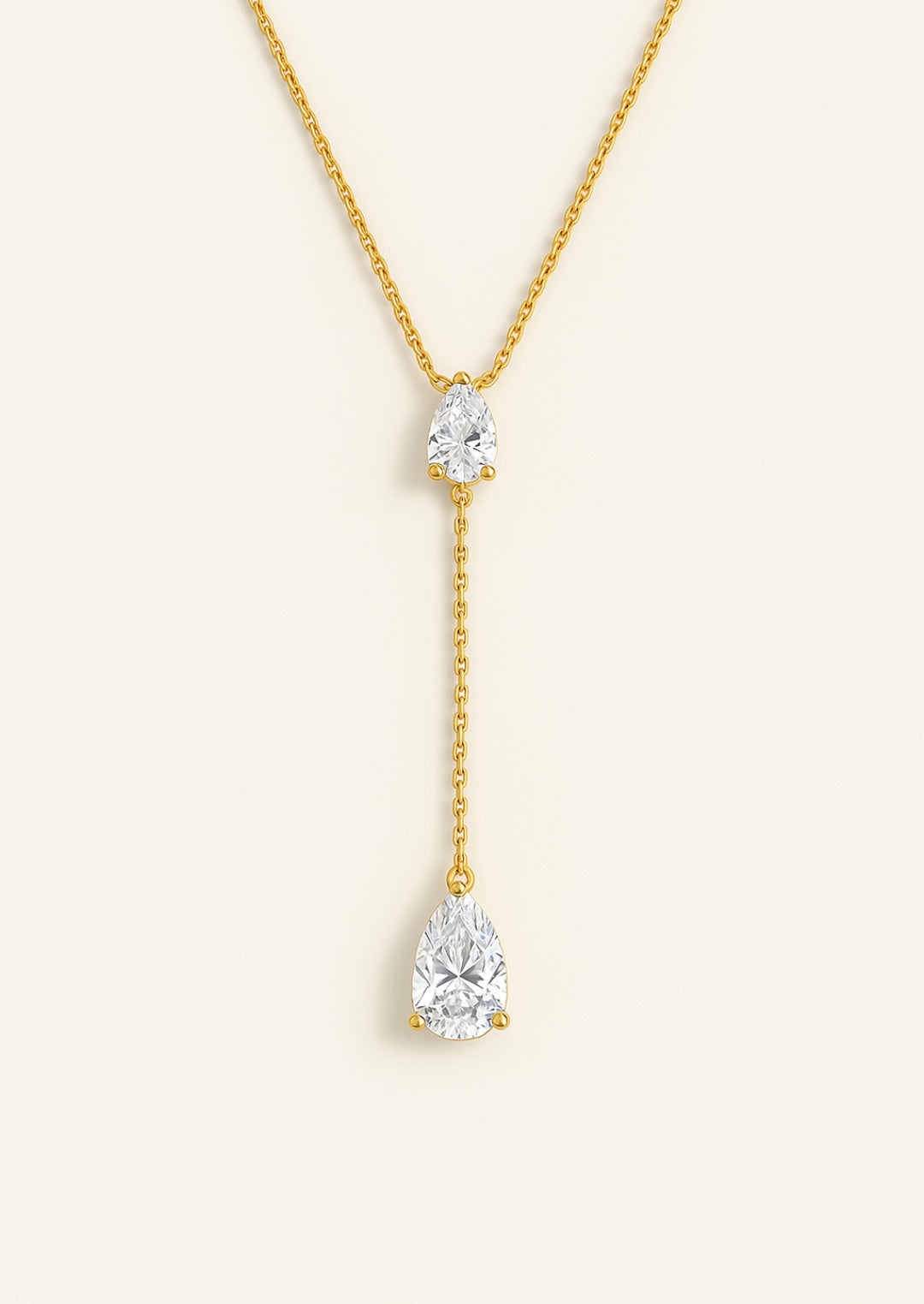 Nyla Teardrop Necklace – Gold