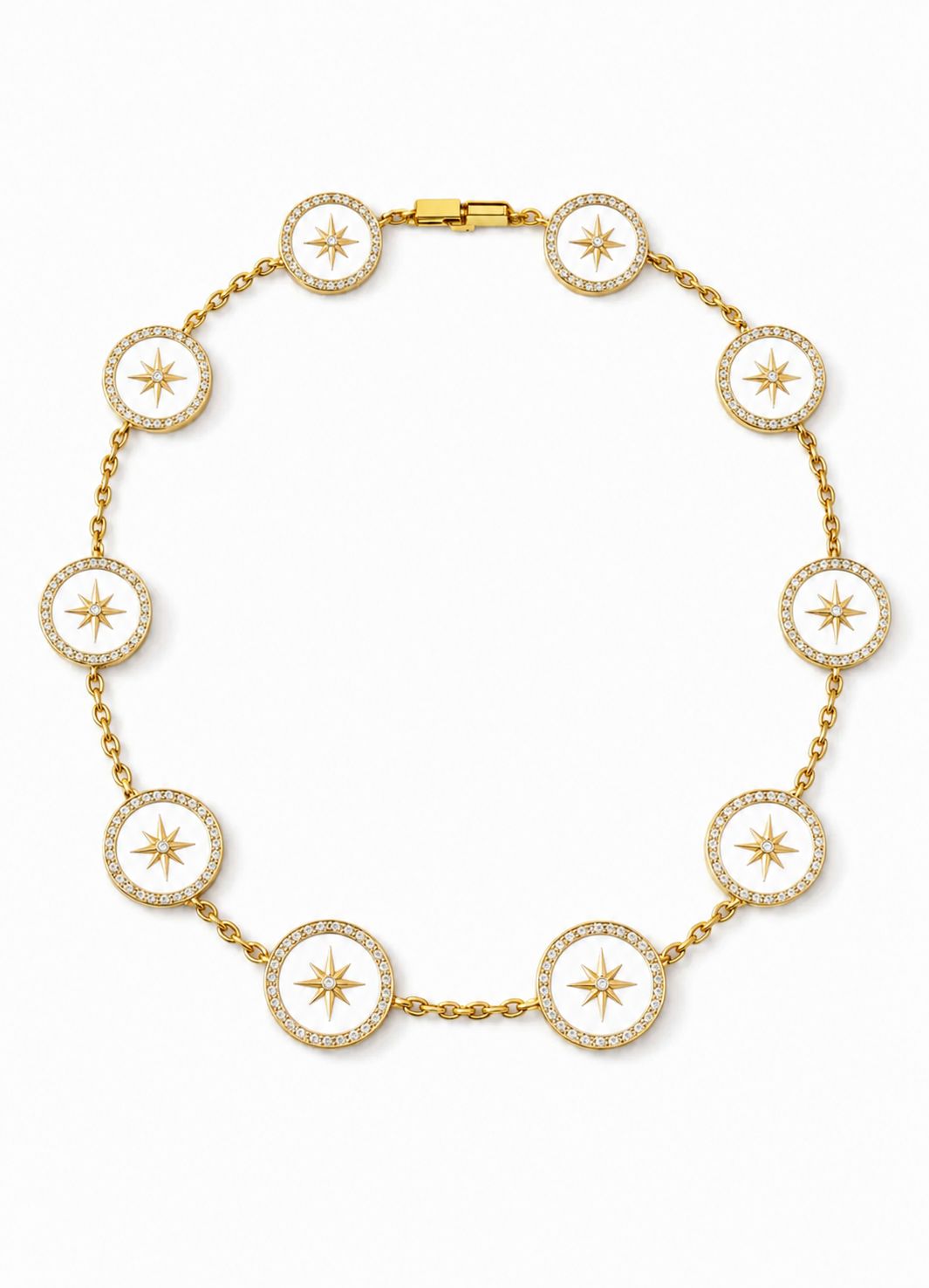 MALIBU26 - North Star / white Necklace