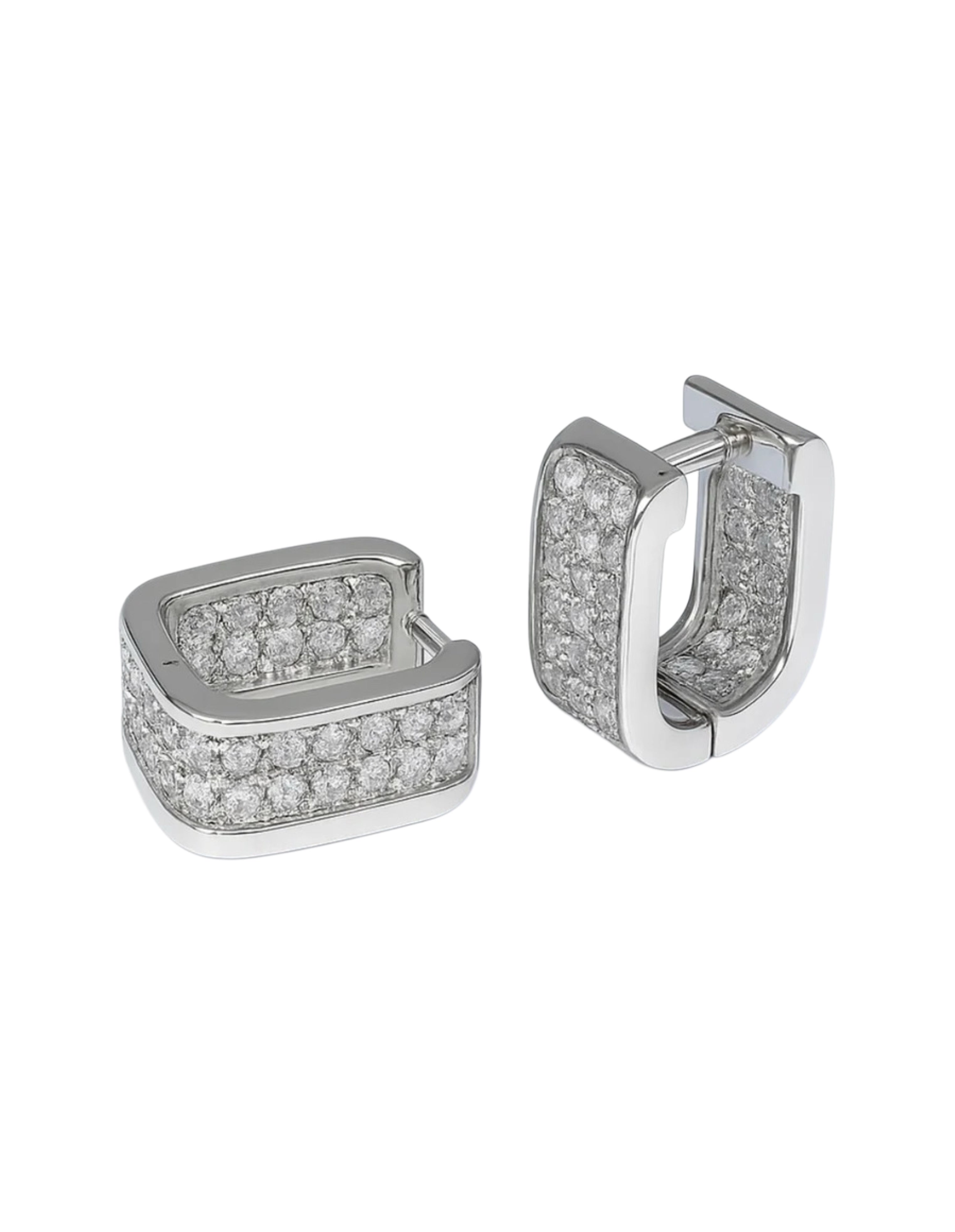 Violet Silver Earrings