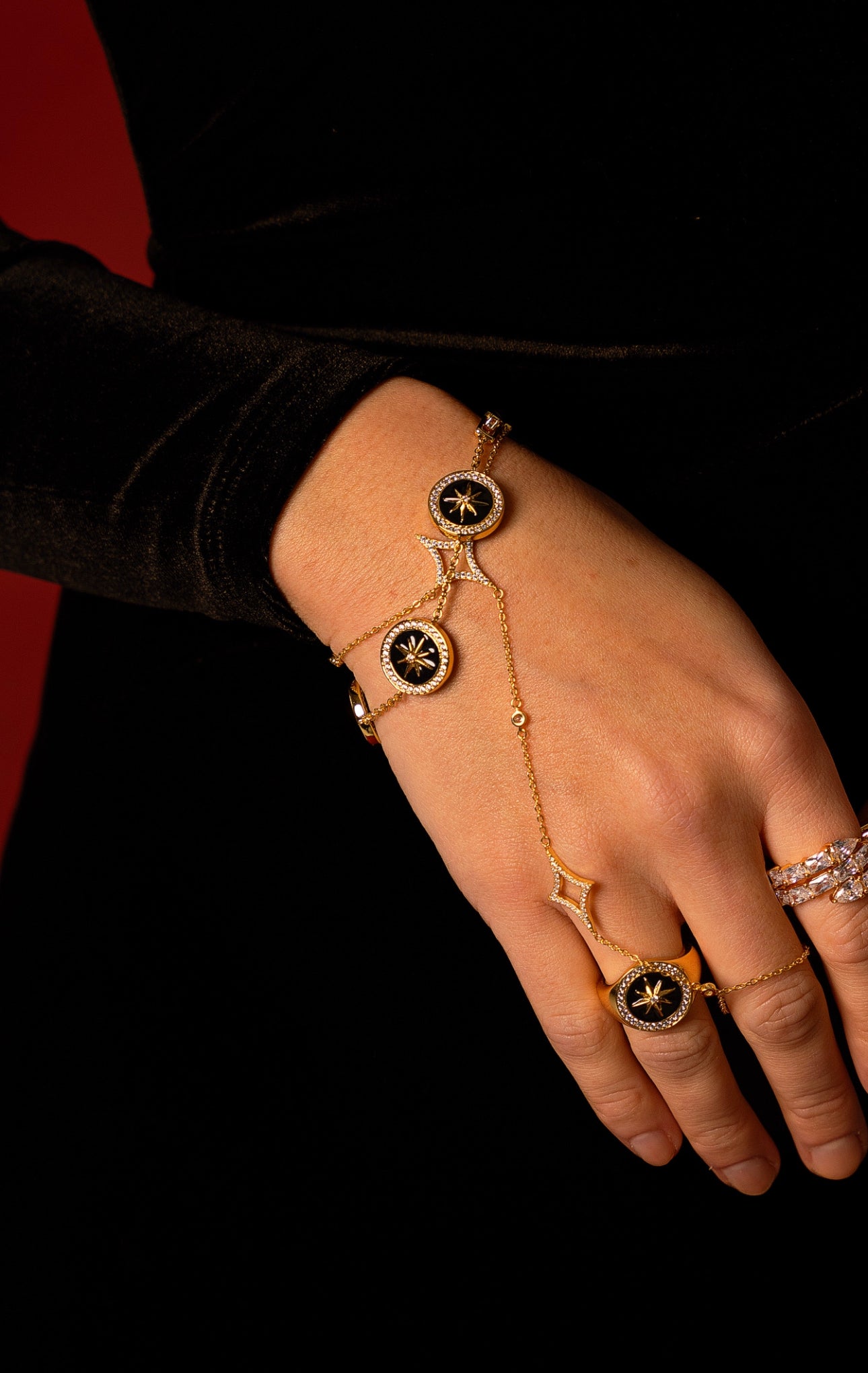 MALIBU26 - North Star black -Pinky Ring
