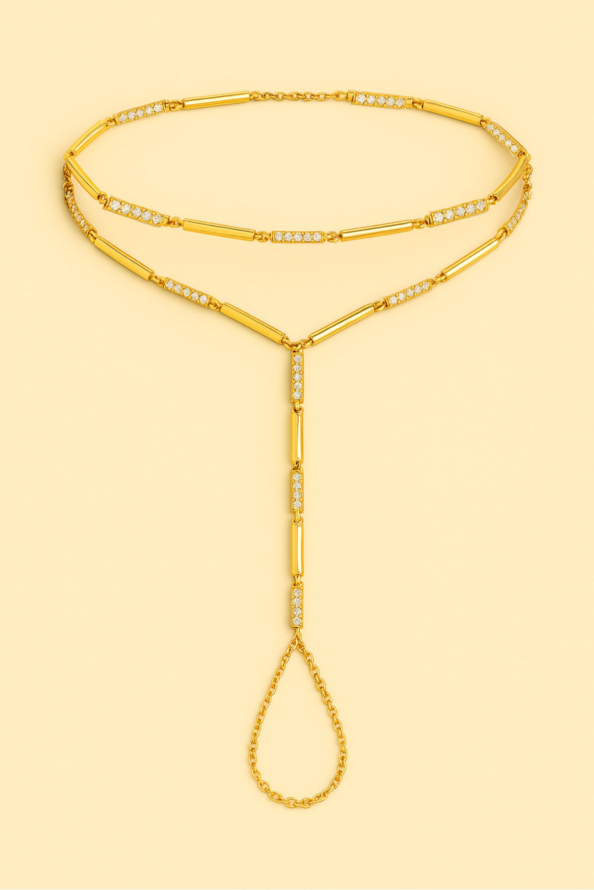 Amalfi hand chain Gold
