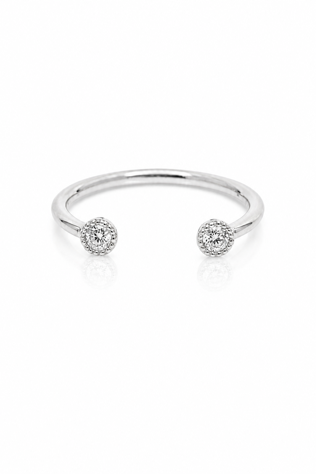 Sienna Duo Silver Ring