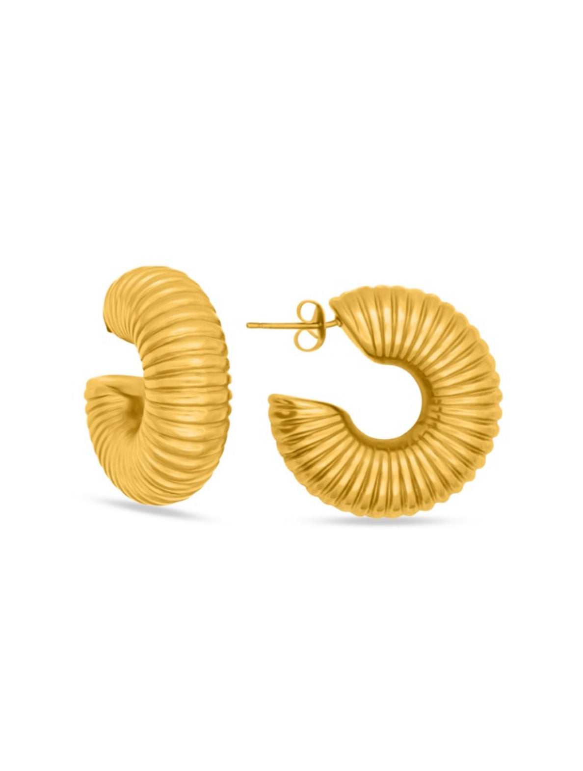 Troy earrings in gold