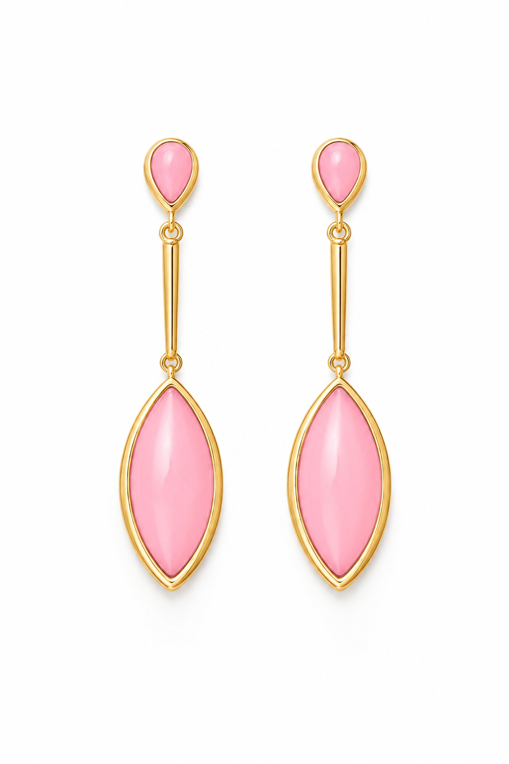 Pink Lagoon Drop Earrings