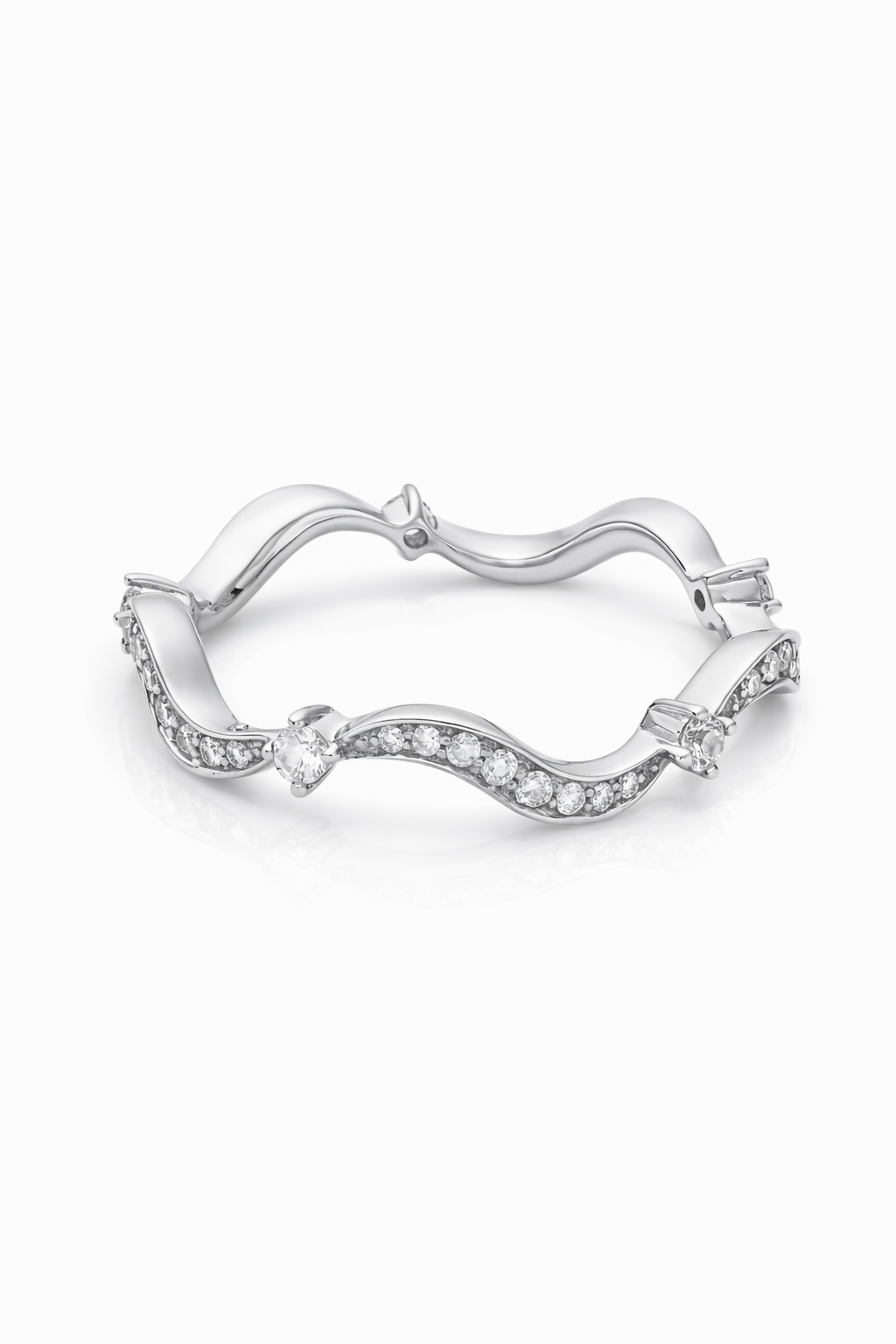 Coral Silver Ring