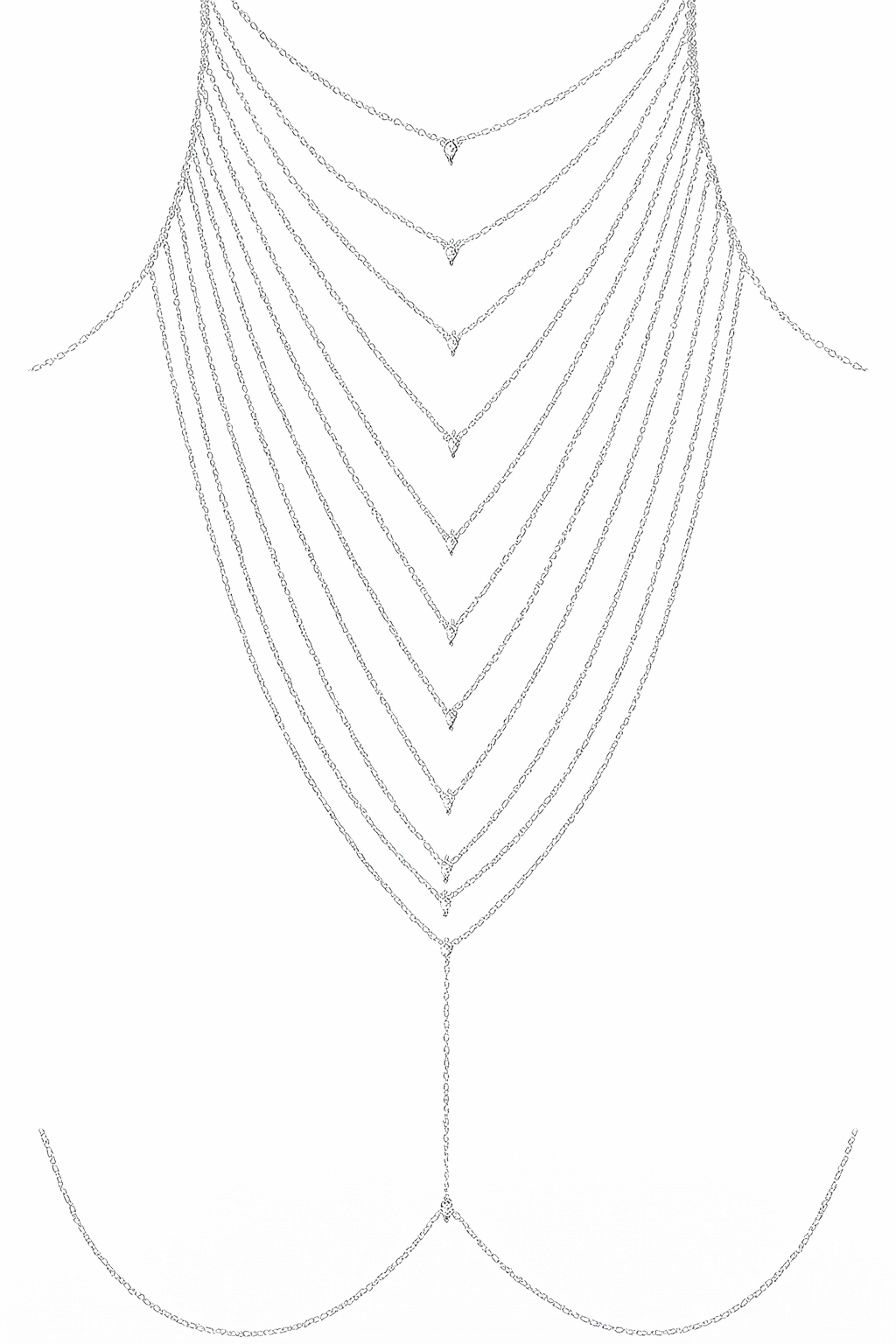 Athens Silver BodyChain